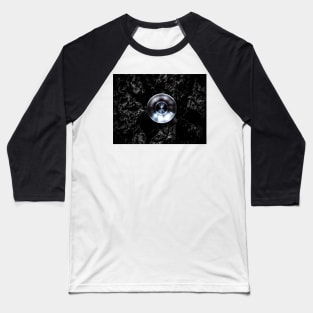 Yoyofactory Lowerkase - Stainless Steel on Bark Baseball T-Shirt